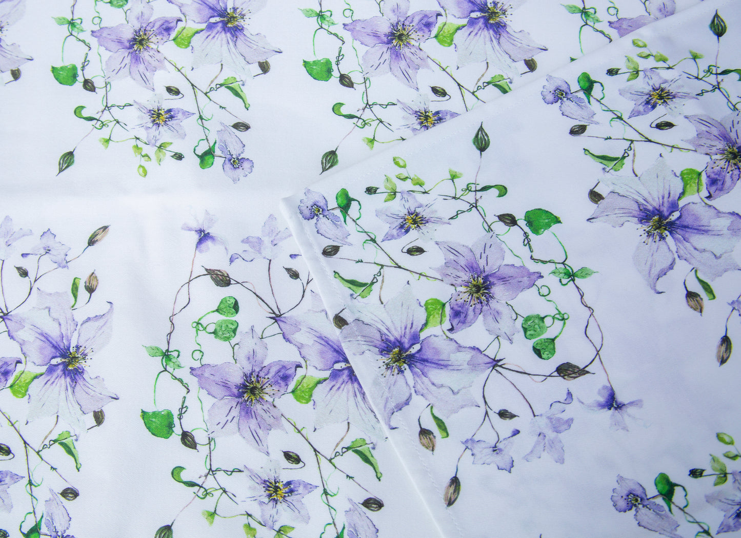 Set of 6 Dancing Clematis napkins