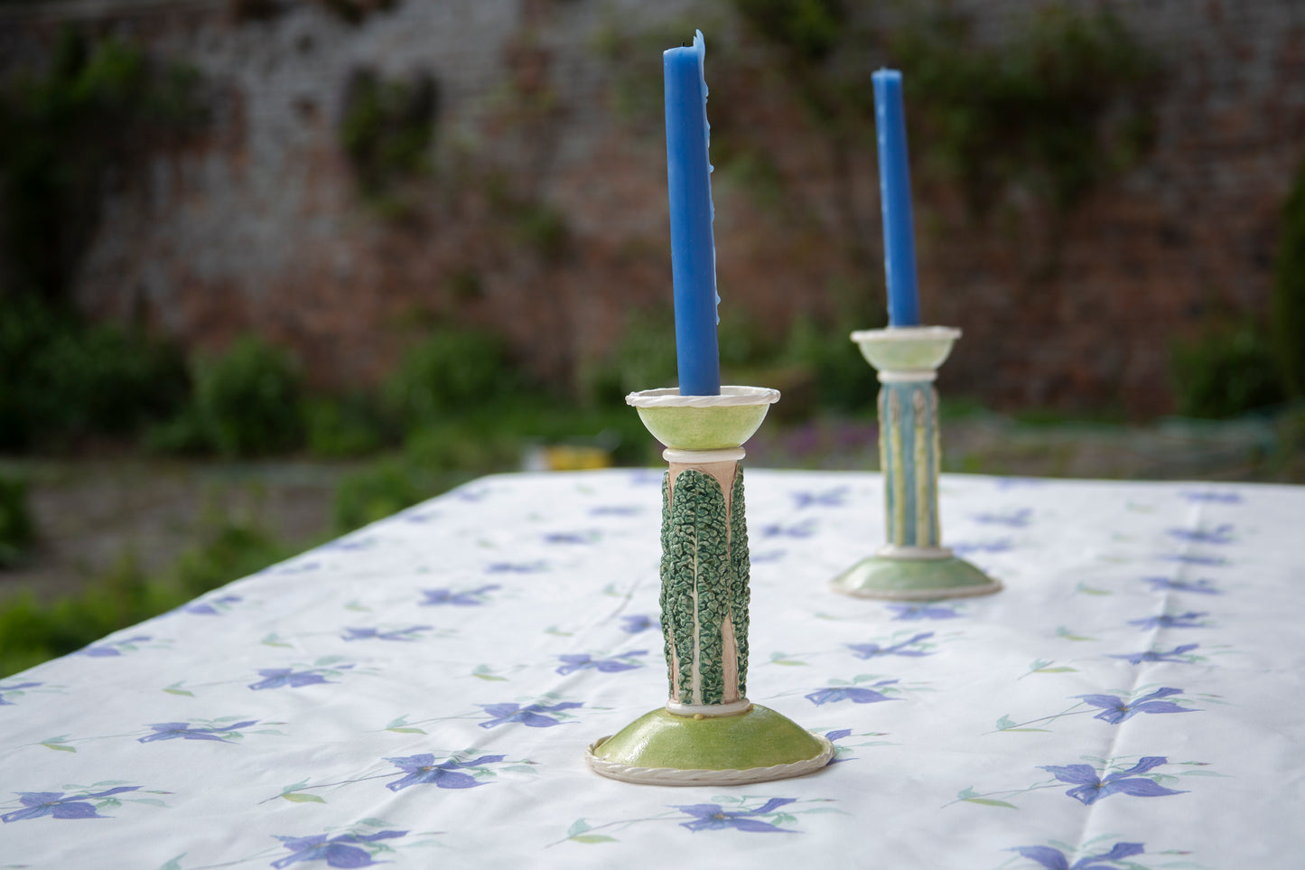 Oblong Tablecloth in Clematis Fabric