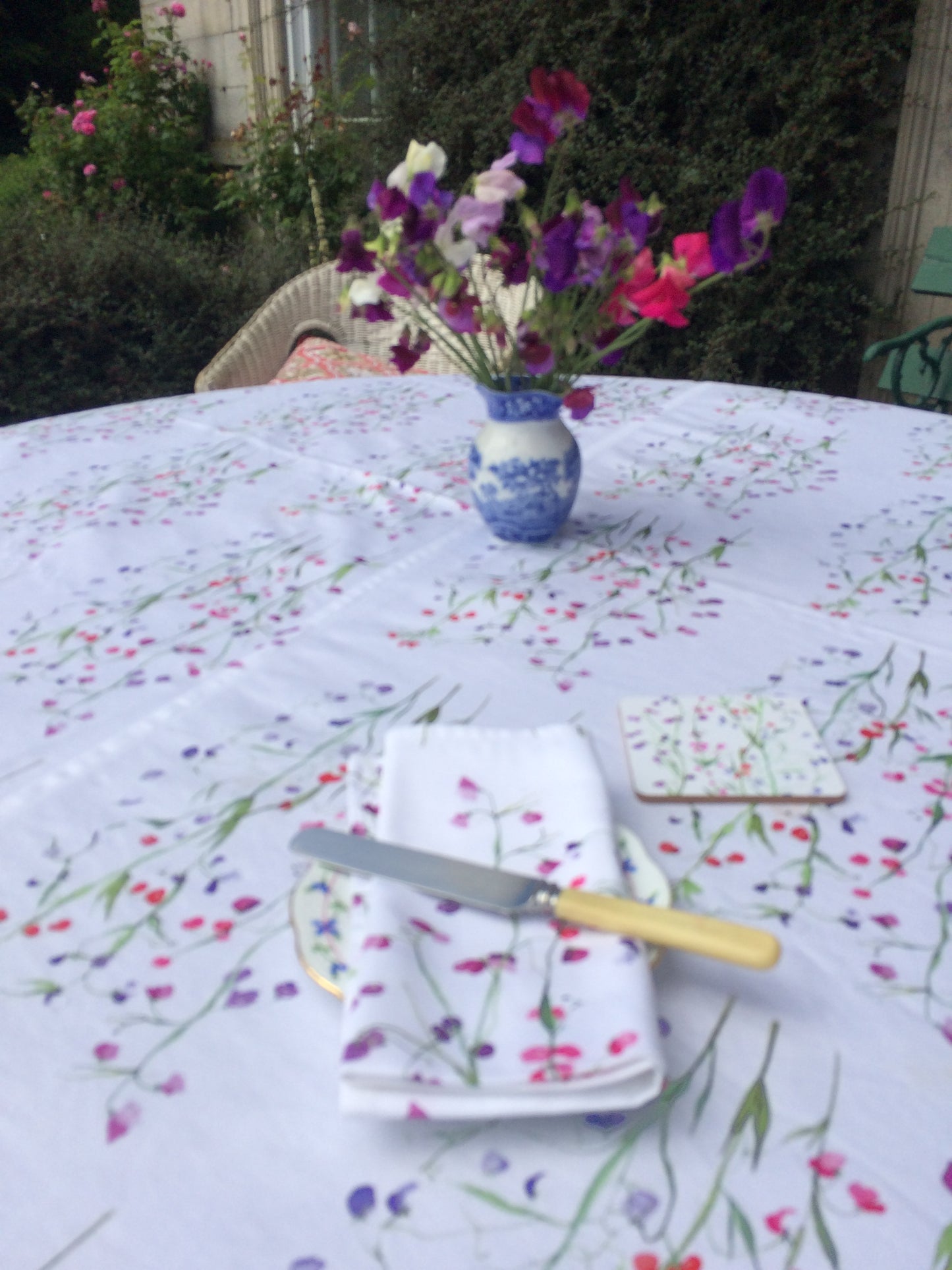 Set of 6 Sweet Pea Napkins