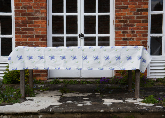 Oblong Tablecloth in Clematis Fabric